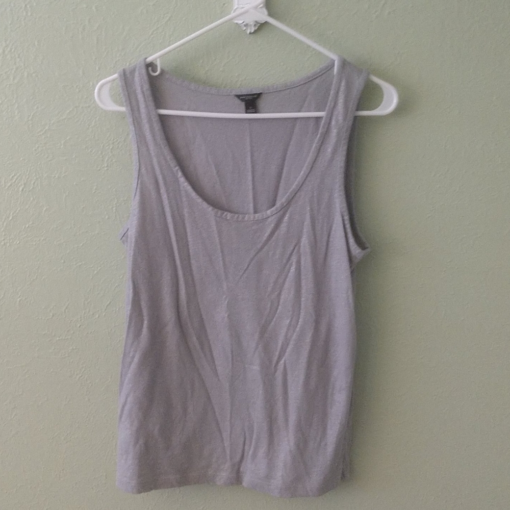Ann Taylor silver/gray top